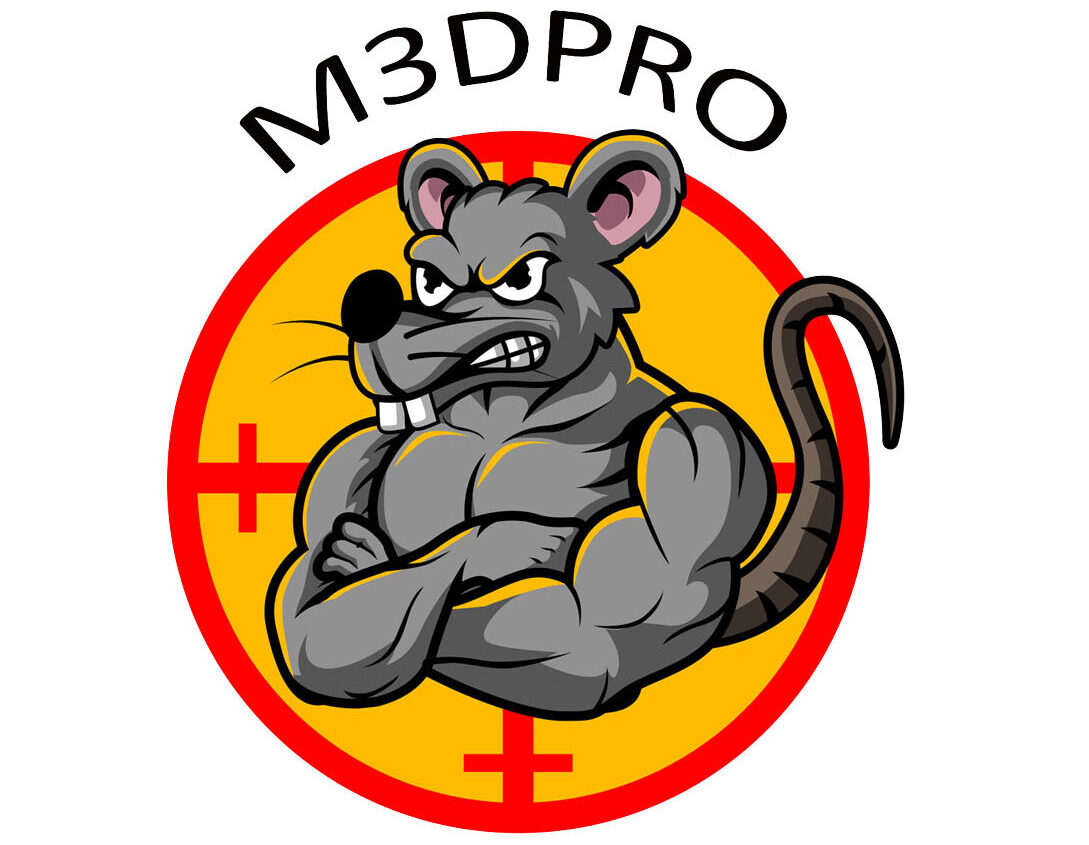 Logo m3dpro dératisation désinsectisation à saint witz